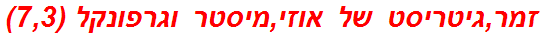 זמר,גיטריסט של אוזי,מיסטר וגרפונקל (7,3)