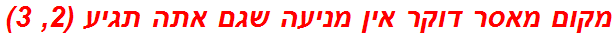 מקום מאסר דוקר אין מניעה שגם אתה תגיע (2, 3)