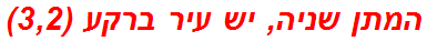 המתן שניה, יש עיר ברקע (3,2)