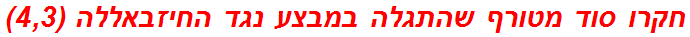 חקרו סוד מטורף שהתגלה במבצע נגד החיזבאללה (4,3)