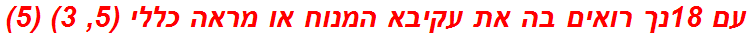 עם 18נך רואים בה את עקיבא המנוח או מראה כללי (5, 3) (5)