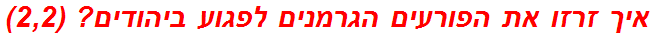 איך זרזו את הפורעים הגרמנים לפגוע ביהודים? (2,2)