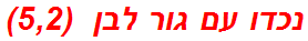 נכדו עם גור לבן  (5,2)