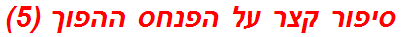 סיפור קצר על הפנחס ההפוך (5)