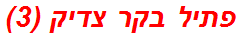 פתיל בקר צדיק (3)