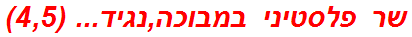 שר פלסטיני במבוכה,נגיד... (4,5)