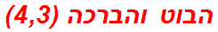 הבוט והברכה (4,3)