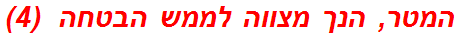 המטר, הנך מצווה לממש הבטחה  (4)