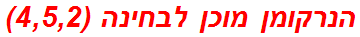 הנרקומן מוכן לבחינה (4,5,2)