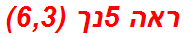 ראה 5נך (6,3)