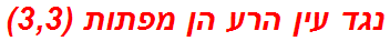 נגד עין הרע הן מפתות (3,3)