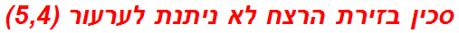 סכין בזירת הרצח לא ניתנת לערעור (5,4)