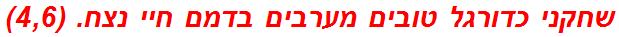 שחקני כדורגל טובים מערבים בדמם חיי נצח. (4,6)